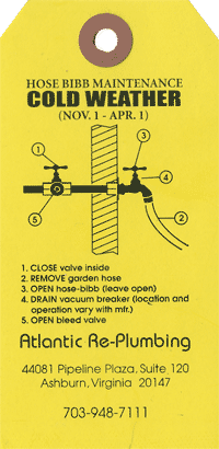Winterize Hose Bibbs