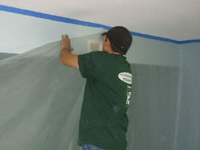 Mask off working area